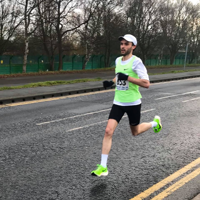 Lucian Allison Winning The Clee NYD 10K