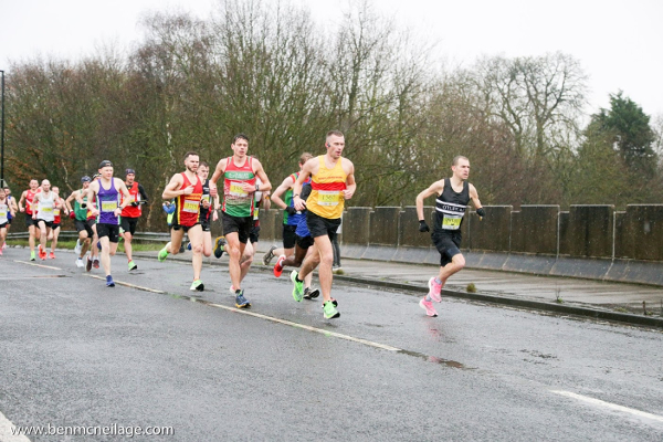 Runners At The Front Of The Brass Monkey Half Marathon