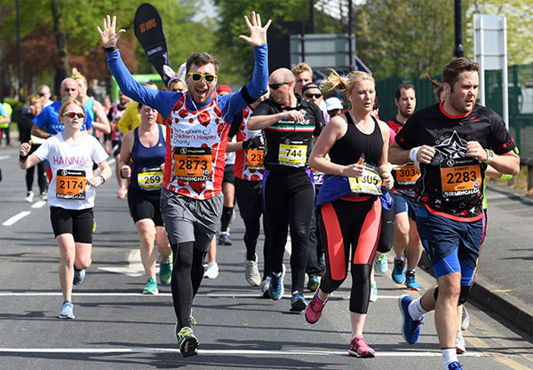 Happy runners at Great Birmingham 10K