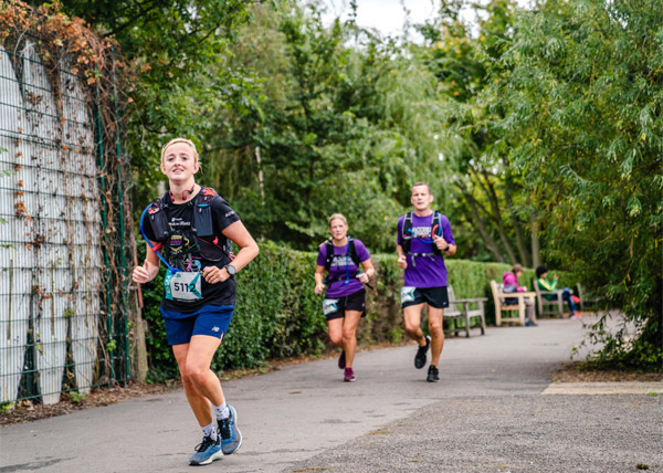 ultra runners on the London Capital Ring
