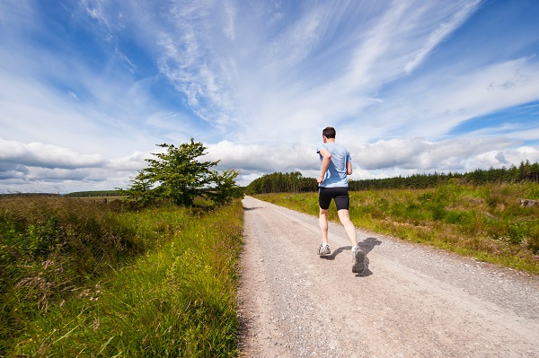 Lone runner