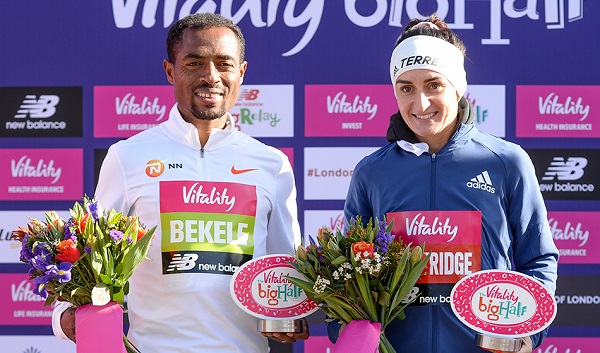 The Vitality Big Half champions 2020