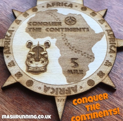 Conquer The Continents Africa Medal