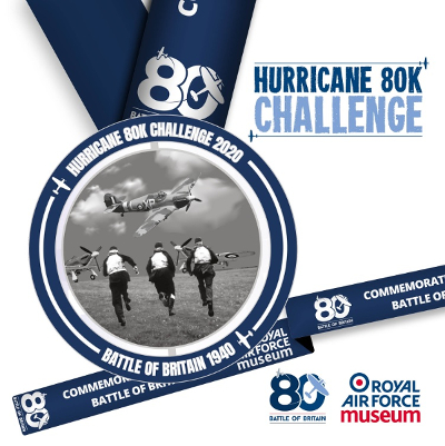 Hurricane 80K Challenge Medal