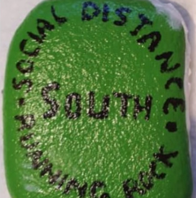 Blyth Running Club's Social Distance Rock