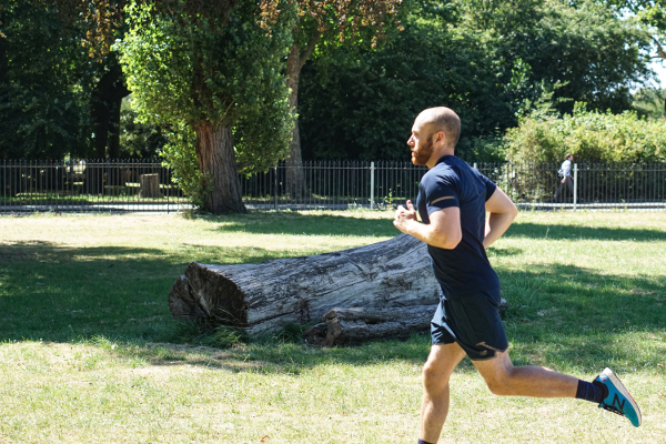 Male Runner In The Park