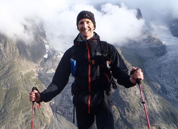 Martin Thomerson in the mountains